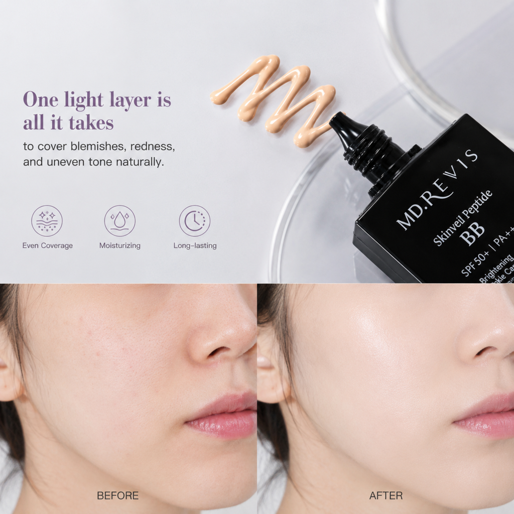 SkinVeil Peptide BB Cream SPF50+