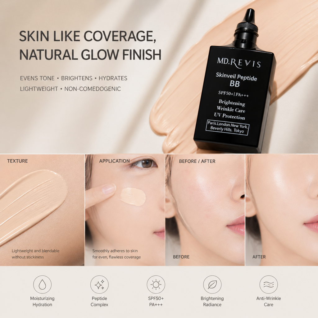 SkinVeil Peptide BB Cream SPF50+