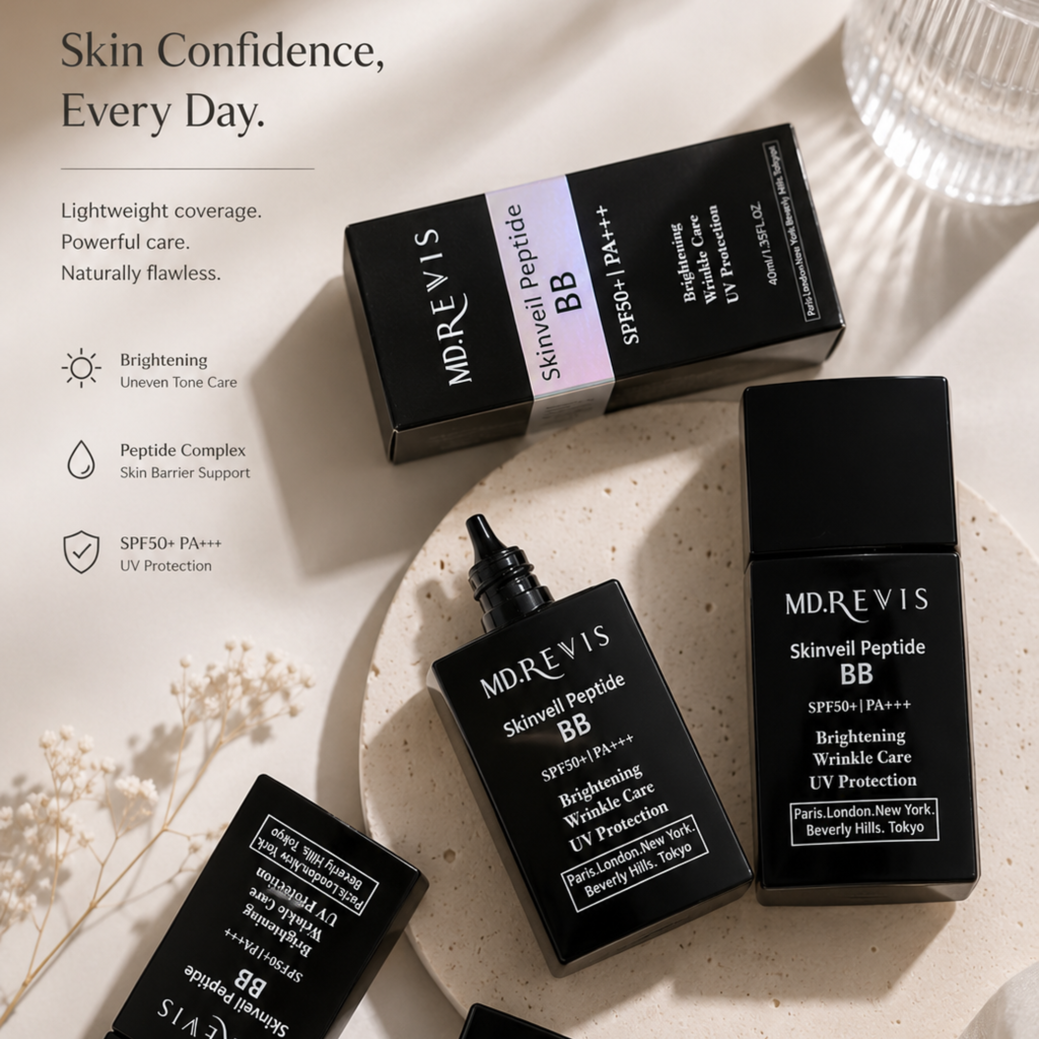 SkinVeil Peptide BB Cream SPF50+