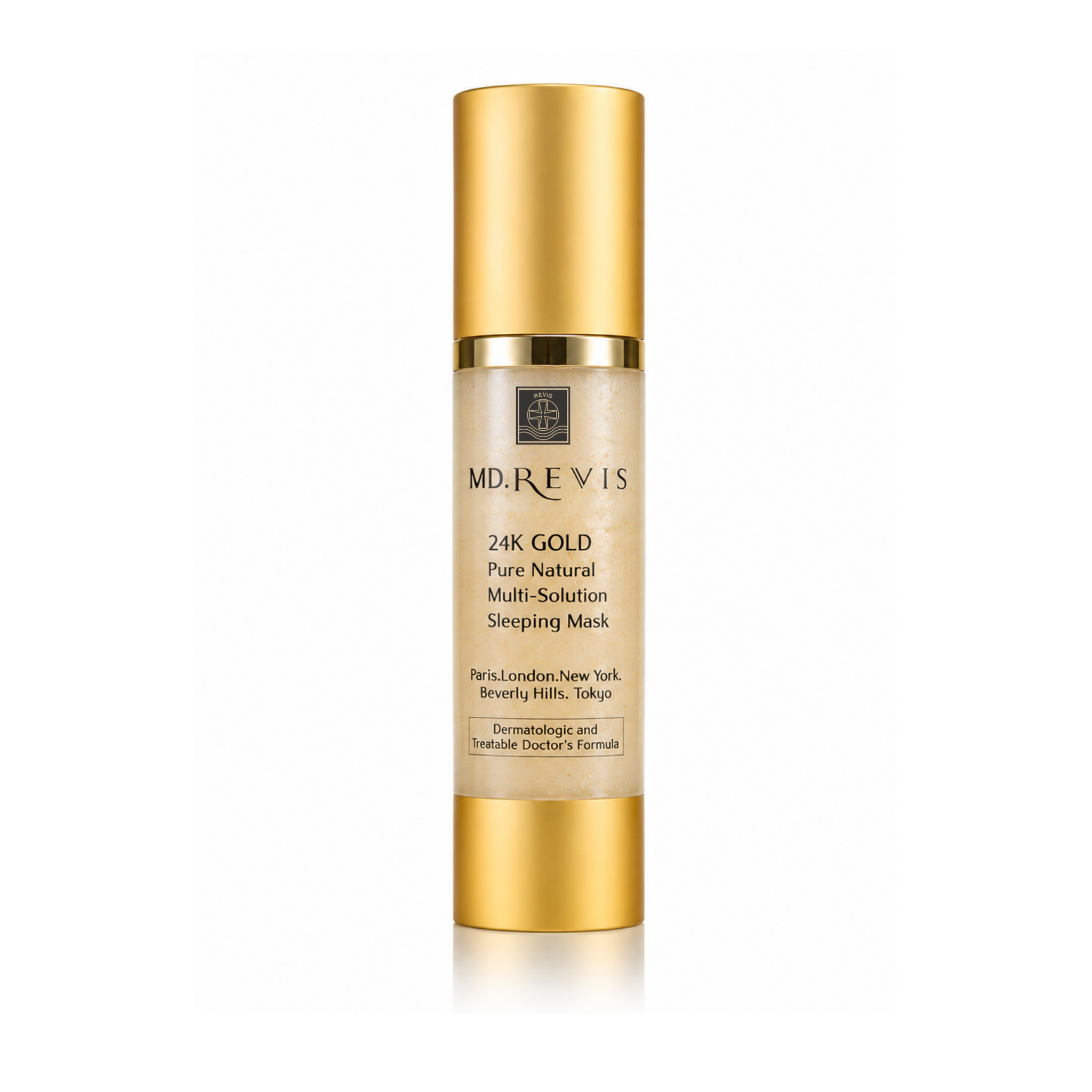 24K Gold Overnight Recovery Serum - Luxury Home Spa Care